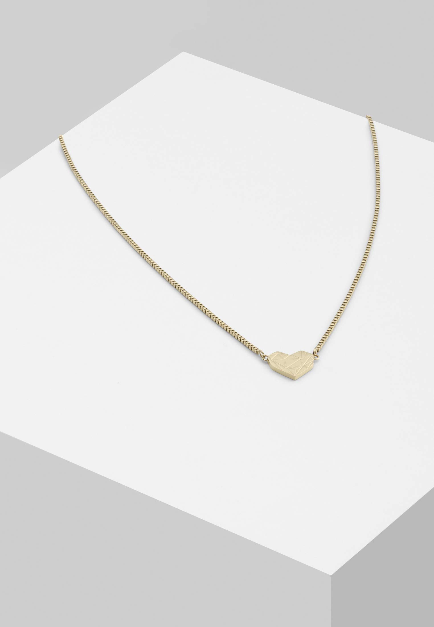 LIEBESKIND BERLIN Herz-Halskette für Damen – Edelstahl-Kette mit liebevollem Herzanhänger – In verschiedenen Farben und Ausführungen – Romantische Geschenkidee