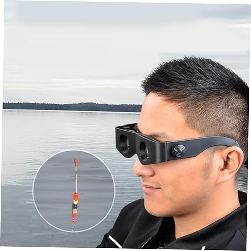 Miniatura 9 de Unomor Lentes de sol de pesca con telescopio de avión, lentes de lupa para senderismo, gafas de pesca con mosca, anteojos de aumento ajustables,