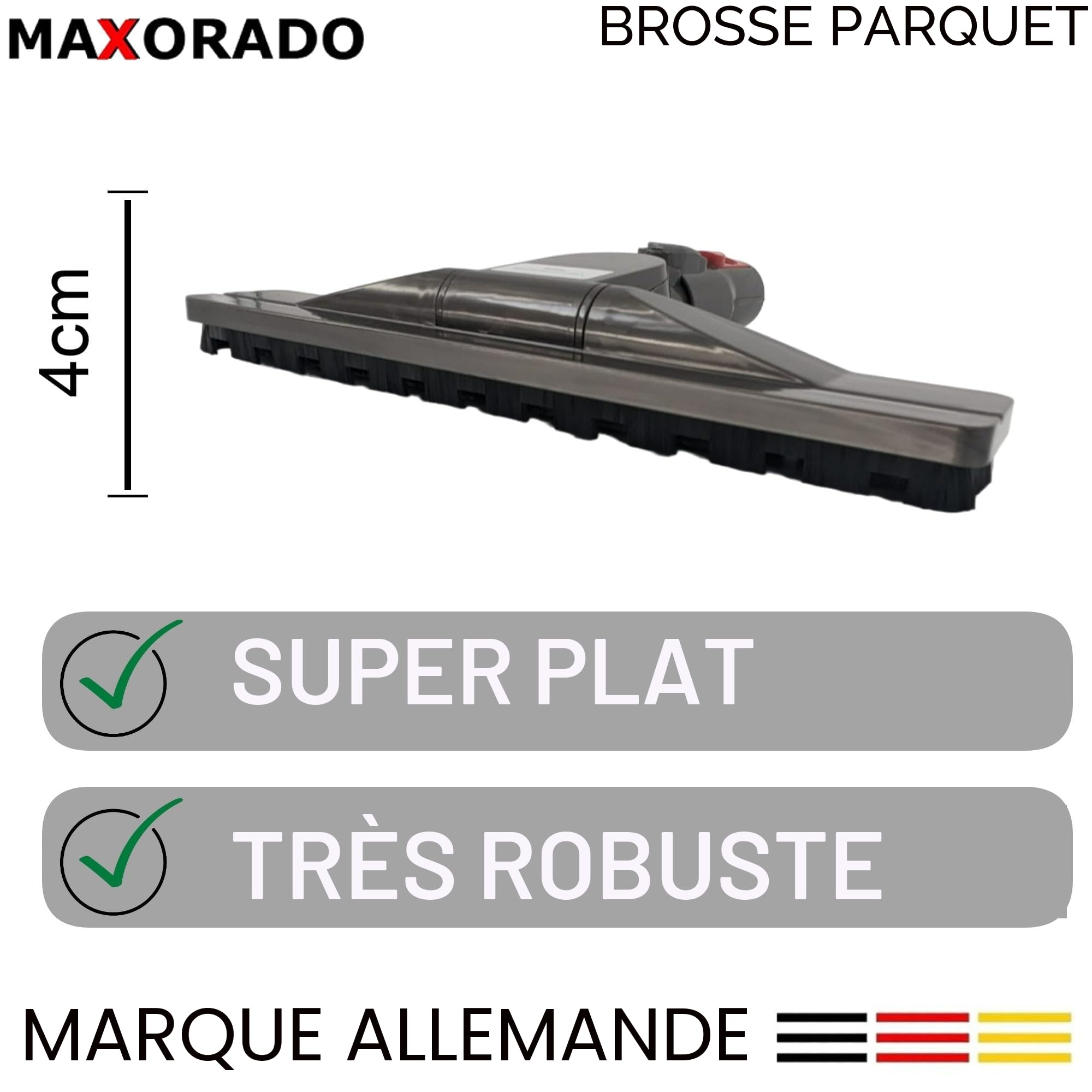 Buse de parquet Buse pour sols durs pour BigBall Brosse de parquet Buse de sol compatible avec les aspirateurs Dyson BIG BALL 96742201 967422-01 CY22 CY23 CY26 CY28