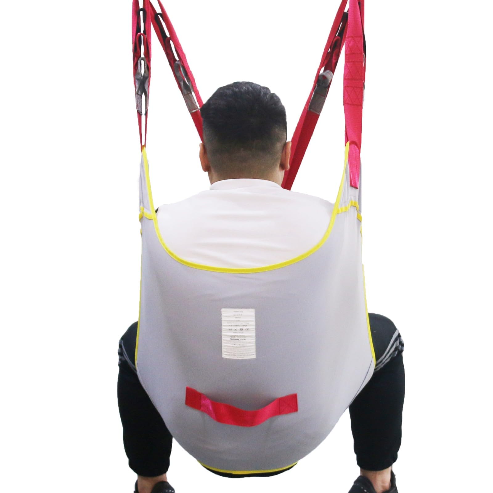 Arnés Elevación Paciente Cuerpo Completo, Grúa de Paciente, Eslinga De Elevación,para Posicionamiento Y Elevación De La Cama,Enfermería, Fácil de Usar Large