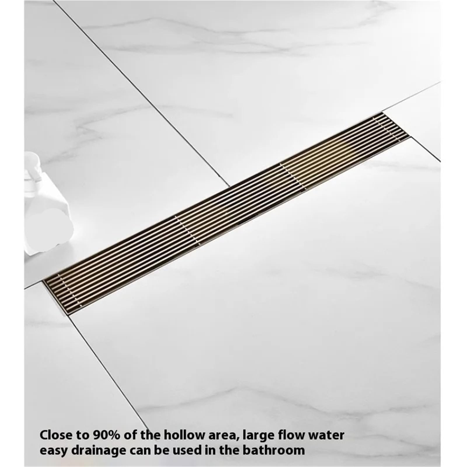 Desague Ducha Lineal Desagüe del Piso De La Ducha Baño Fila 20-60 Cm