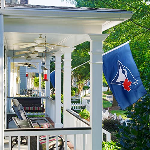 Blue Jays Flag for Fans Toronto, 3x5 Feet, Resistant Fading, Perfect for Dorm Room Decor and Outdoor Banner