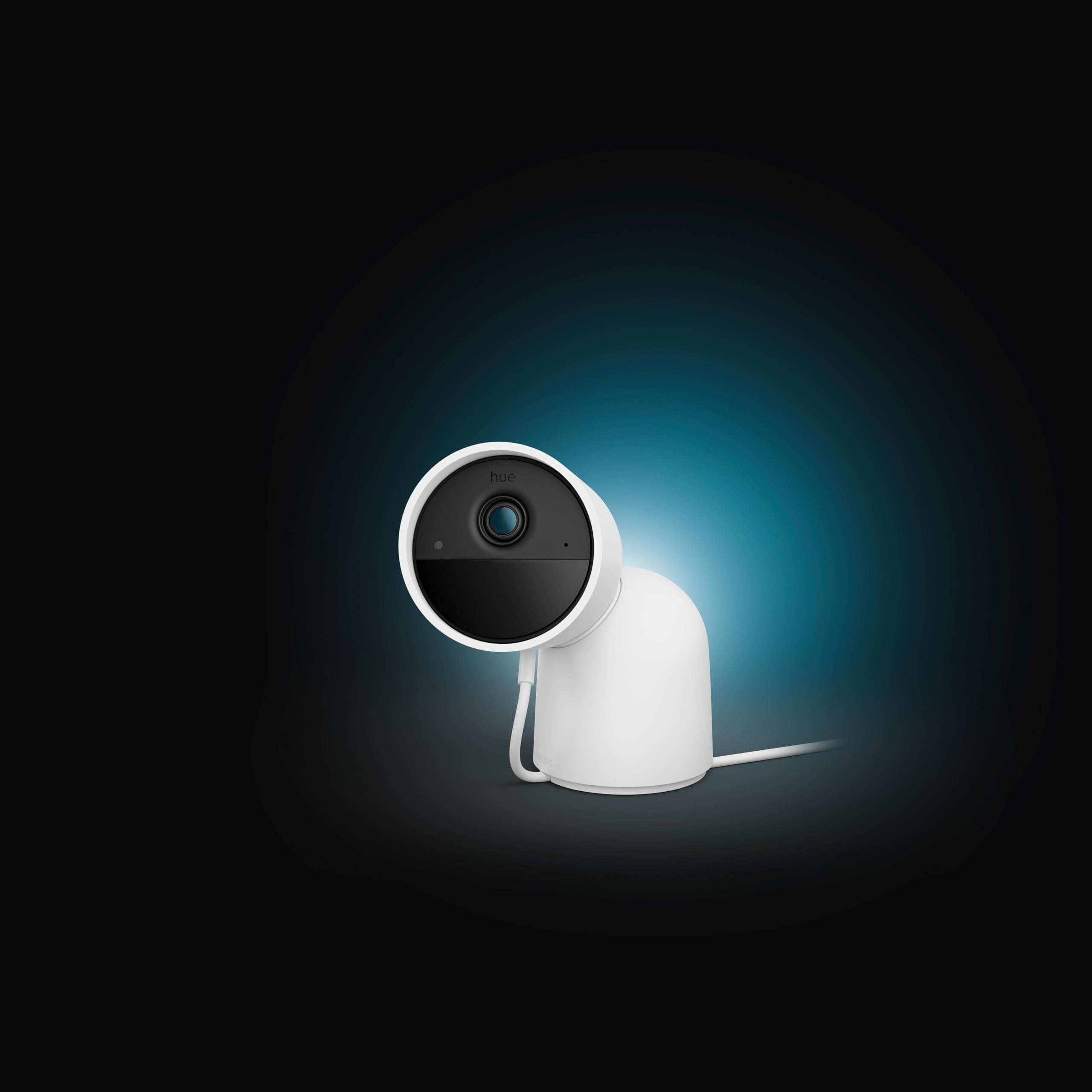Philips Hue Raven Kamera przewodowa z podstawką na biurko biała