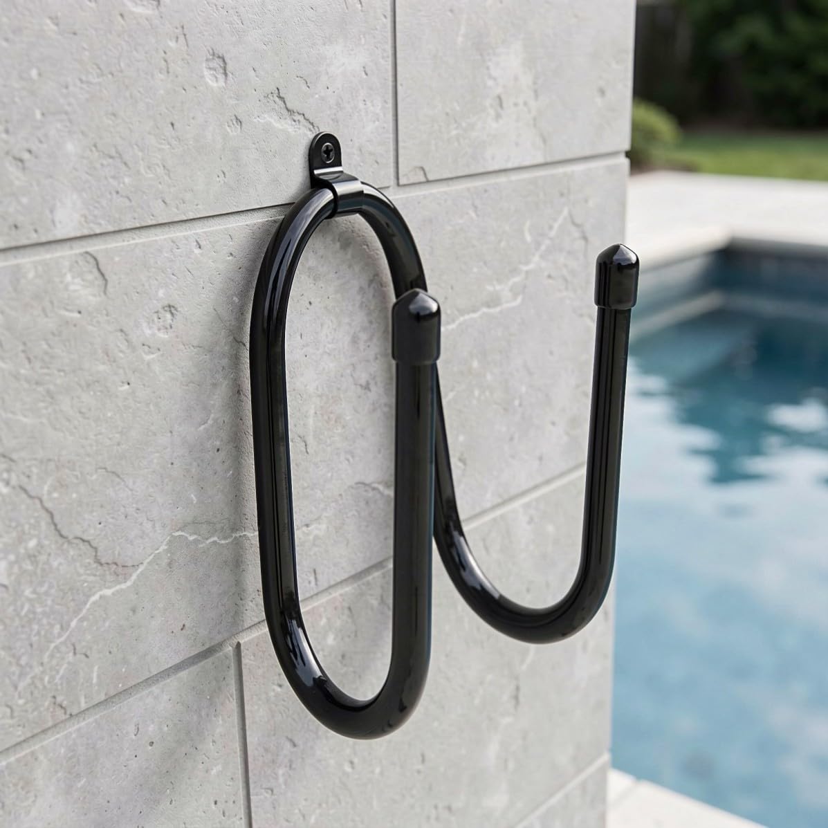 9 Piezas Organizador para Piscina Ganchos para Postes y Skimmers