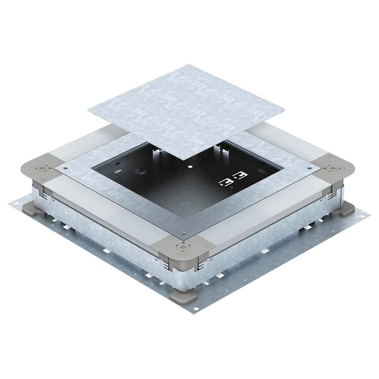 Caja para conj.portamec 250-3 boite encastrement prise sol tertiaire GES9
