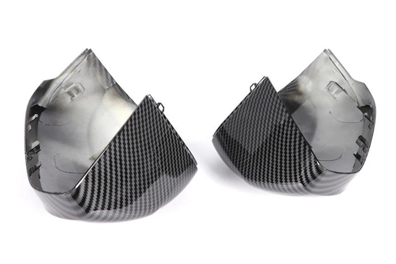 Carcasa 2 Carcasas Exteriores Para Retrovisores De Coche Para Q2, Q3, F3 (2017-2021) Carcasa De Repuesto Para Retrovisor Lateral En Negro Brillante Cubierta del retrovisor