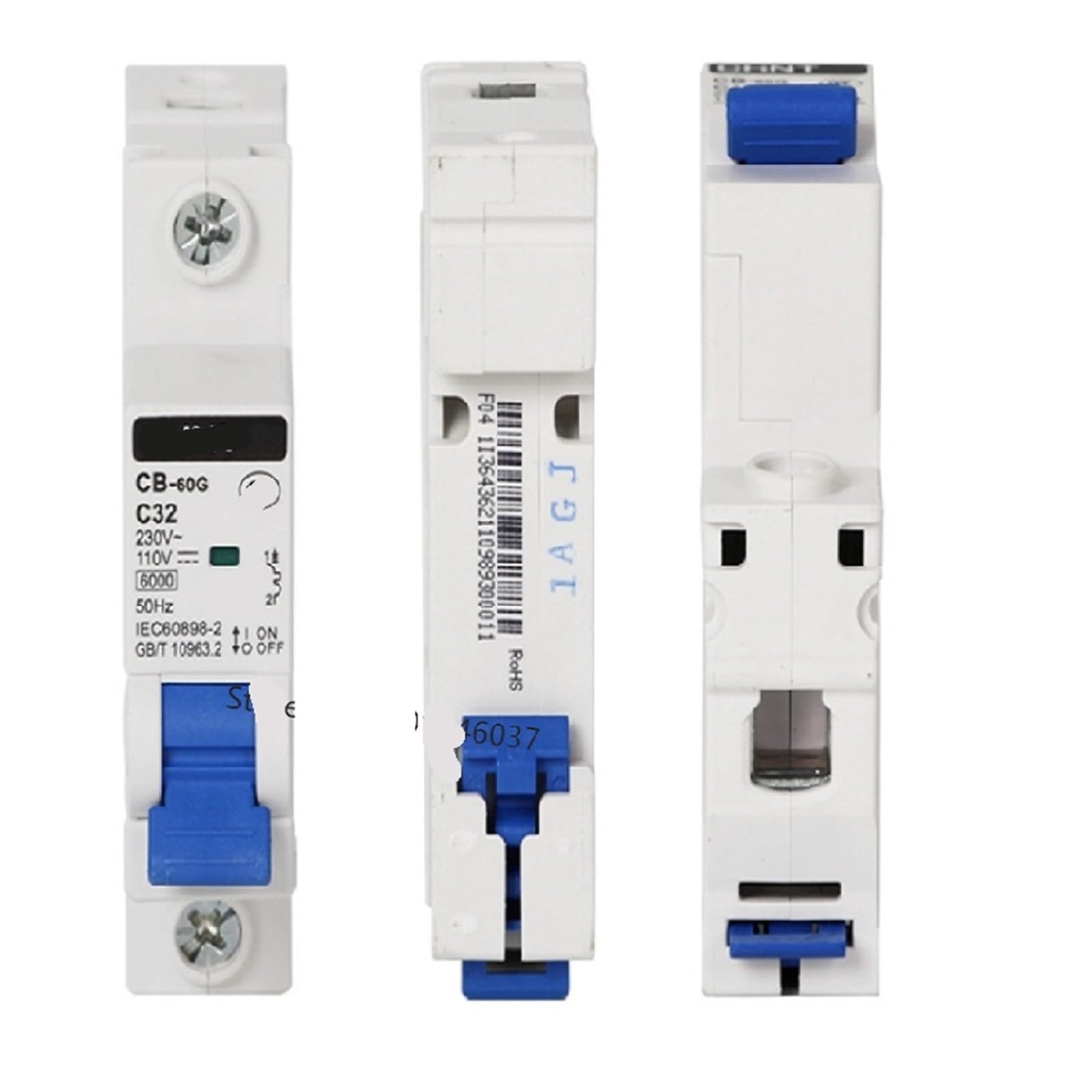 Interruttore automatico 1P 80A 100A 125A DC 60V/110V AC230V 1 pz.(20A)