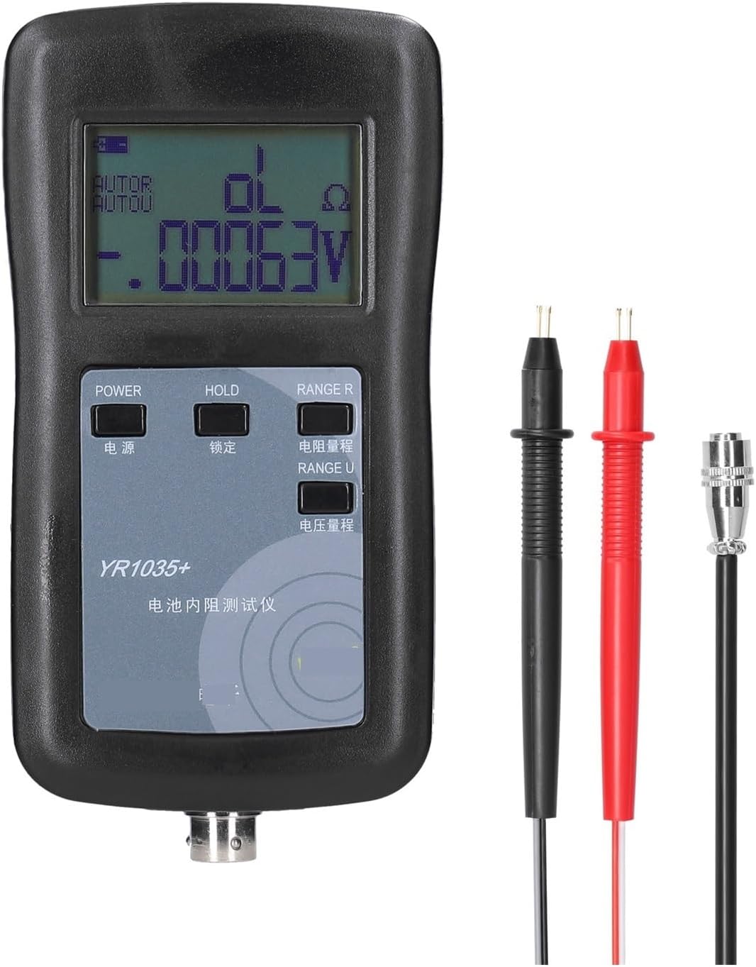 Battery Tester, Lithium Battery Internal Resistance Tester 4-Wire YR1035+/YR1030+ High Accuracy Electric Vehicle Group Battery Tester(YR1030 Plus)