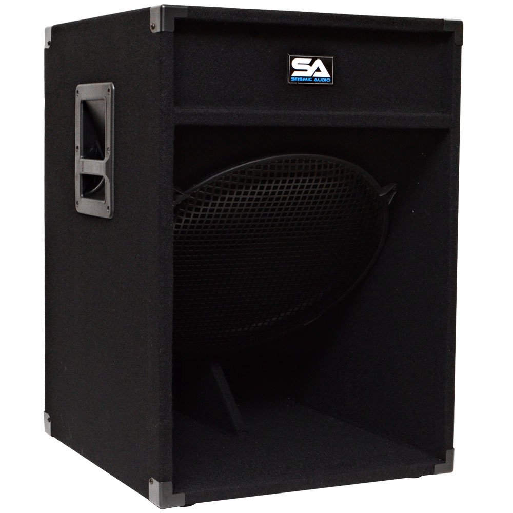 Seismic Audio - 18" Down Firing Pro Audio Subwoofer PA Cabinet