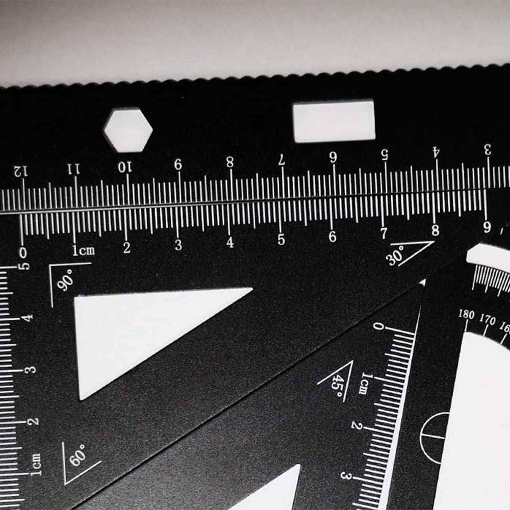Snapklik.com : 4PCS Metal Protractor Triangle Ruler Set Right Angle ...