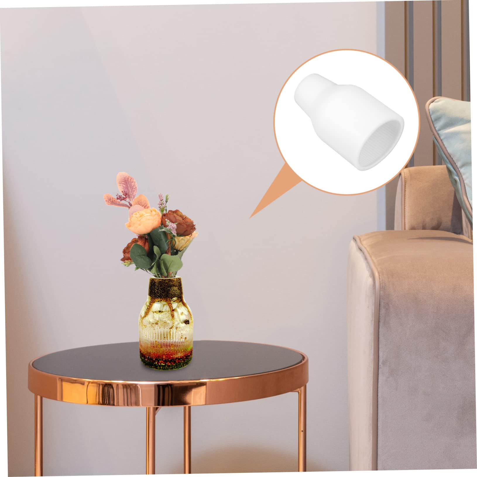 TEHAUX 5stücke Silicone Flower Vase Mold Für Projekte Wasserdichte Silikonform Für Kreative Blumendekorationen Leicht Zu Entformen Reinigen Für Zuhause Und Bastelbedarf
