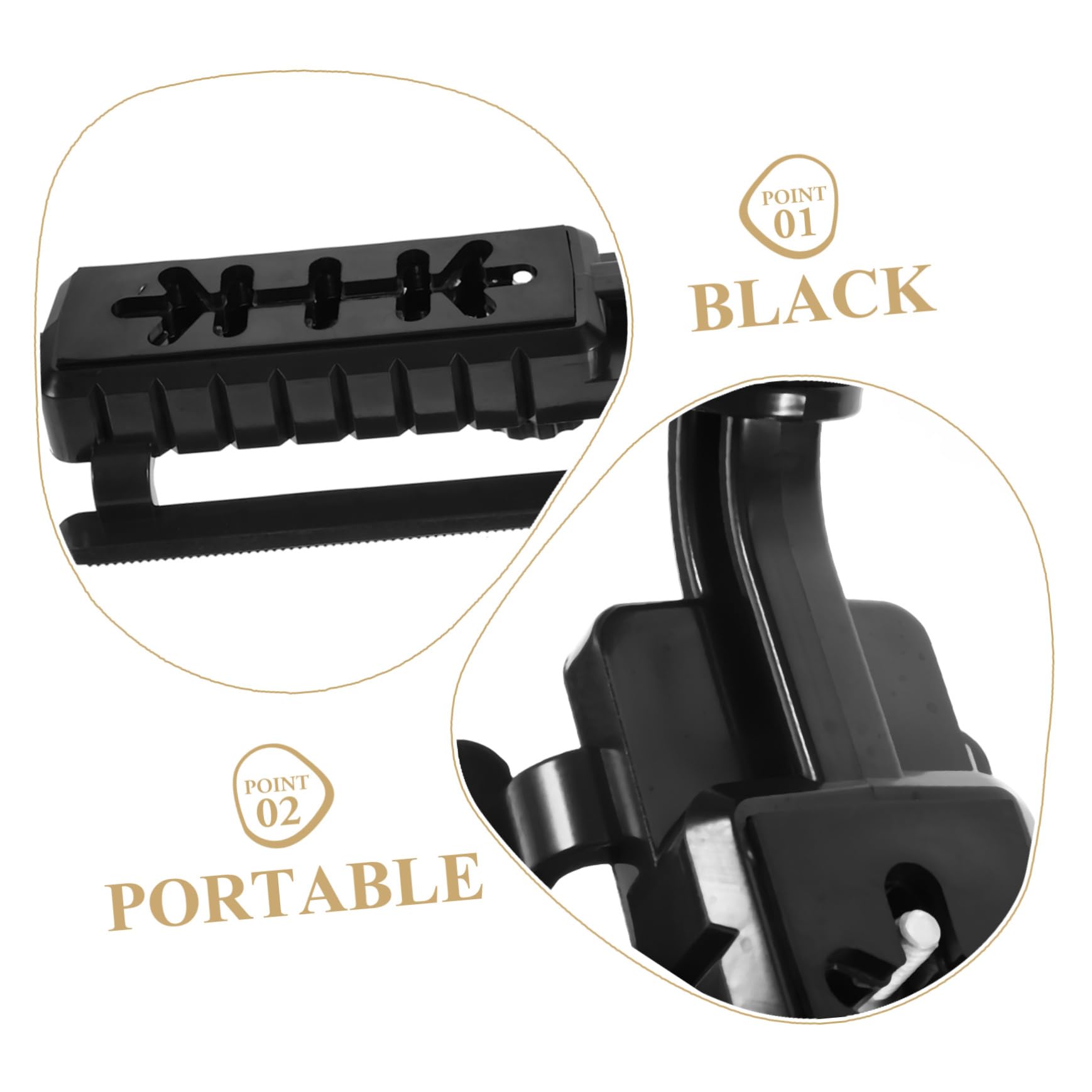 Stabilizzatore Fotocamera Gimbal a U Nero Leggero in Abs | Reflex Dslr, per Riprese All'aperto e Viaggio, Impugnatura in Schiuma Lega di Alluminio