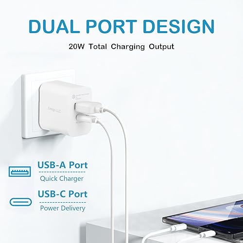 Miniatura 2 de Cargador rápido USB C para iPad, cargador iPhone 15, adaptador de corriente de 20 W para iPad 10th  iPad Pro 11 pulgadas 12.9 pulgadas  iPad Mini 6