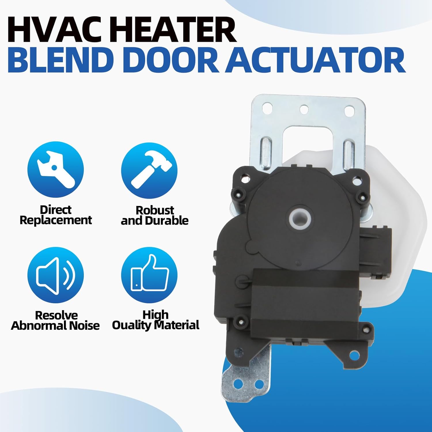MITZONE Civic Heater Air Blend Door Actuator Compatible with 2006-2011 Honda Civic Replace 79140-SNA-A01 604-879