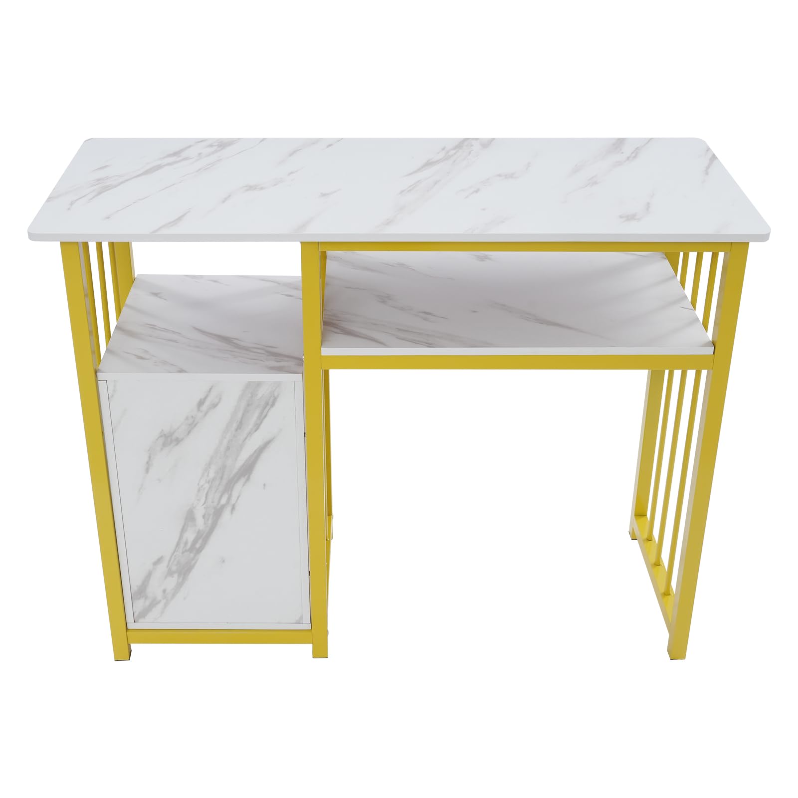 Tavolo per manicure con 3 cassetti, scrivania per unghie 100x40x76 cm, tavolo da studio e da computer, piccolo banco da lavoro per salone di bellezza, home spa e ufficio