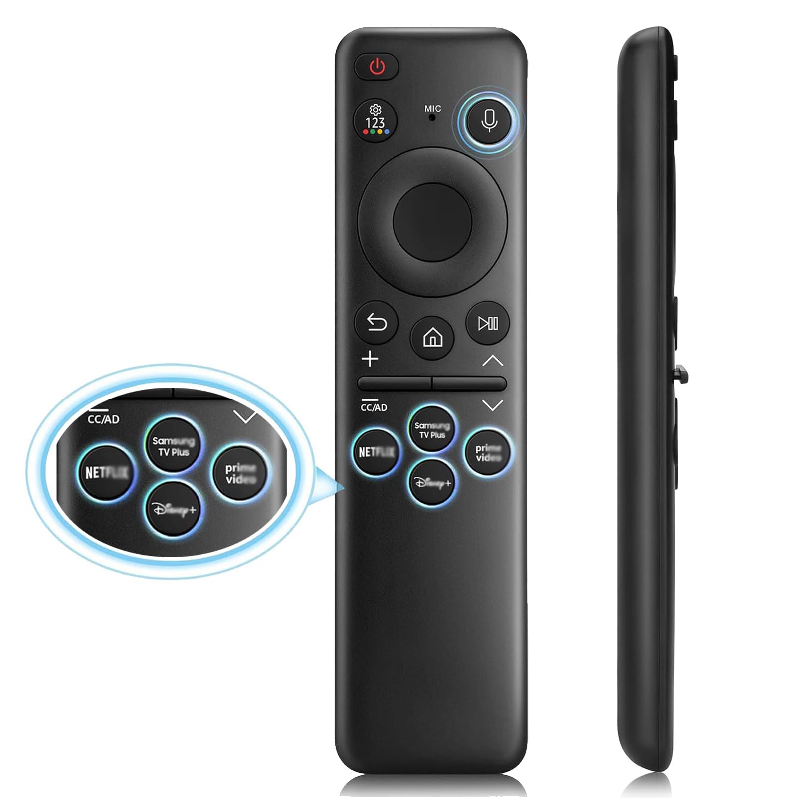 Photo 1 of Voice Remote for Samsung TV Remote, BN59-01432A for Samsung Smart TV Series: OLED Neo QLED Crystal UHD Frame