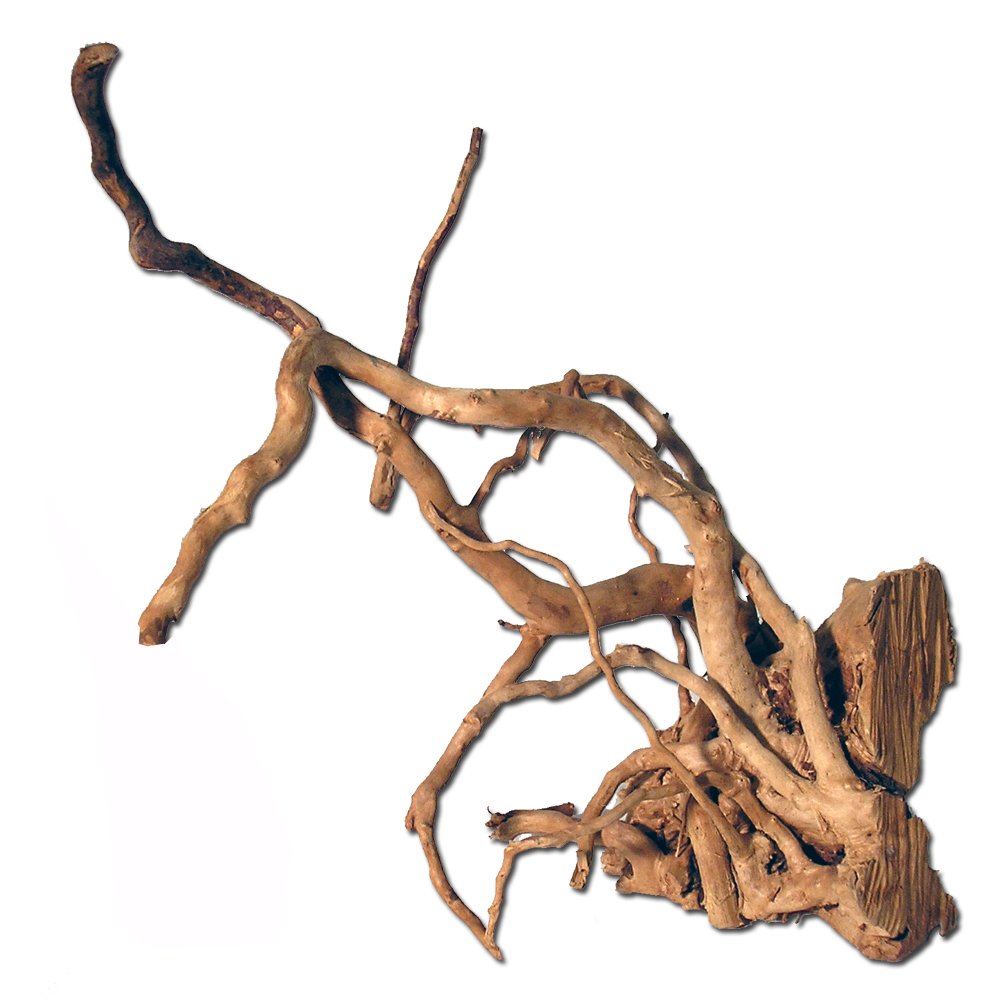 Amtra Legno Red Wood - Taglia S 15-25 cm, Decorazione in Legno Naturale per Acquari, Tronco naturale ornamentale, Accessorio arredo decorativo per Terrari