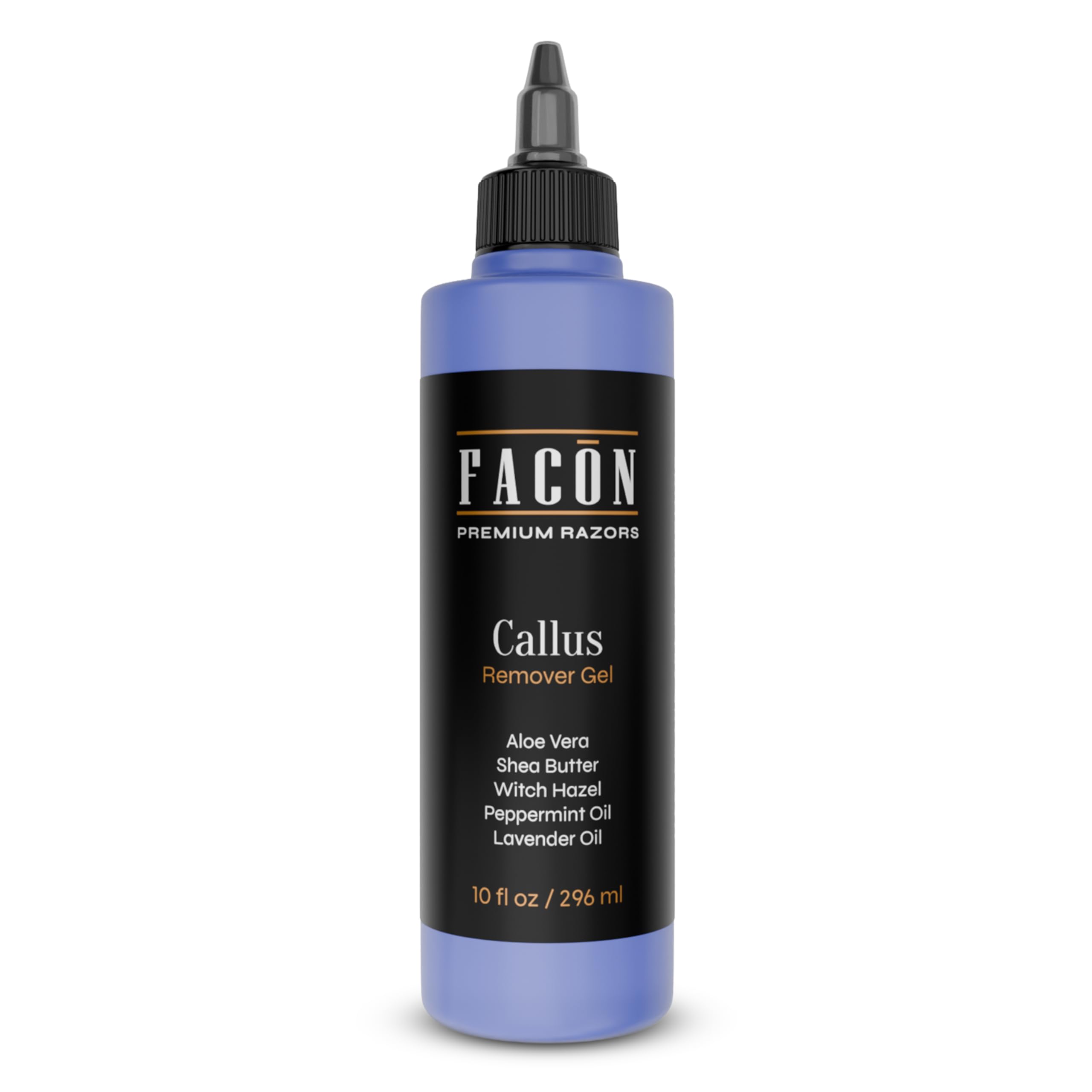 Facón Gel eliminador de callos profesional para pies con aloe vera, manteca de karité, menta y hamamelis, suavizante de callos con aroma a lavanda, spa de pies para pedicura en casa, elimina la piel