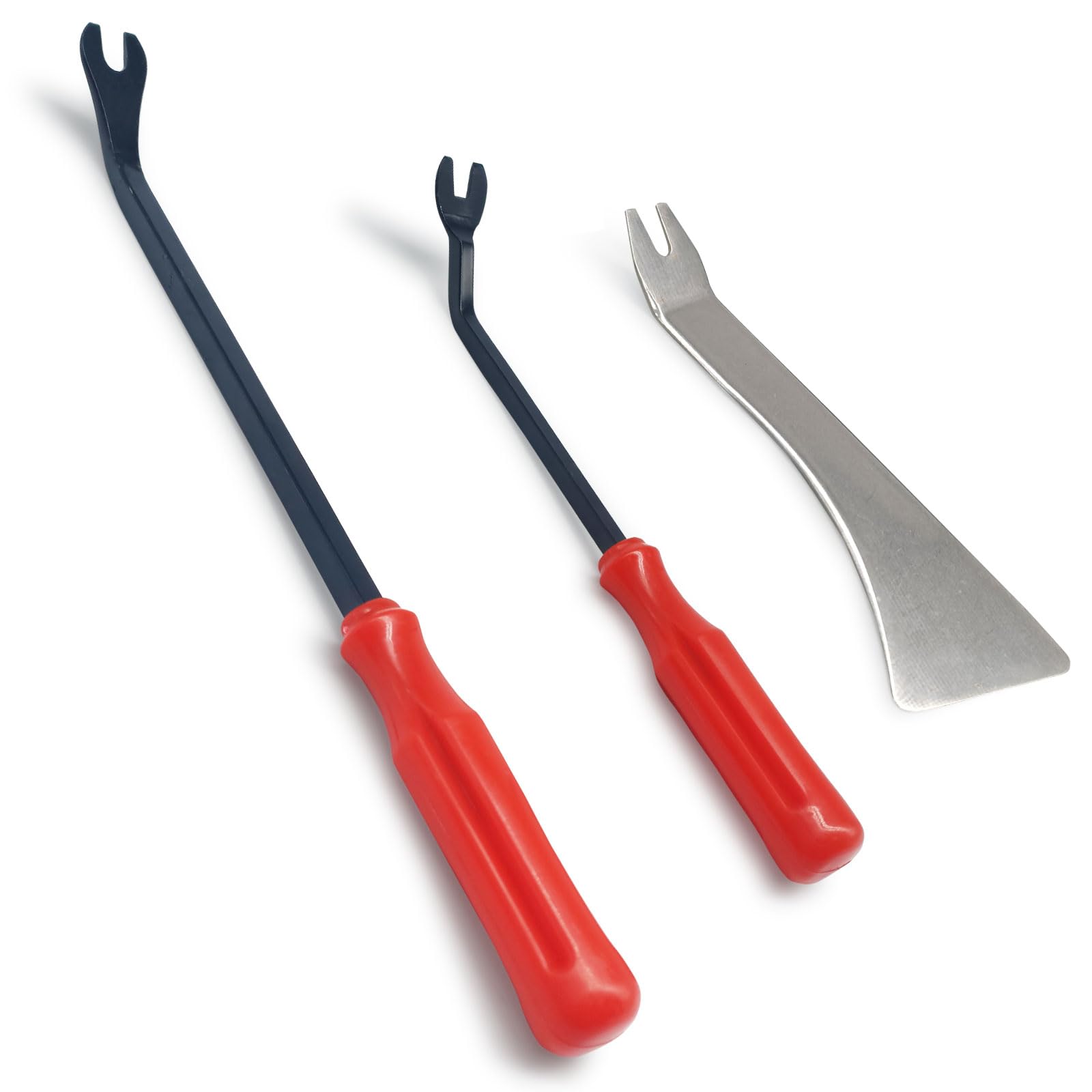 3 in 1 Auto Trim Removal Tool Kit Car Door Panel Remover Tool Pry Tool Set for Car Door Panel,Clips,Dashboard,Audio Radio Panel,Molding,Interior Trim Tools