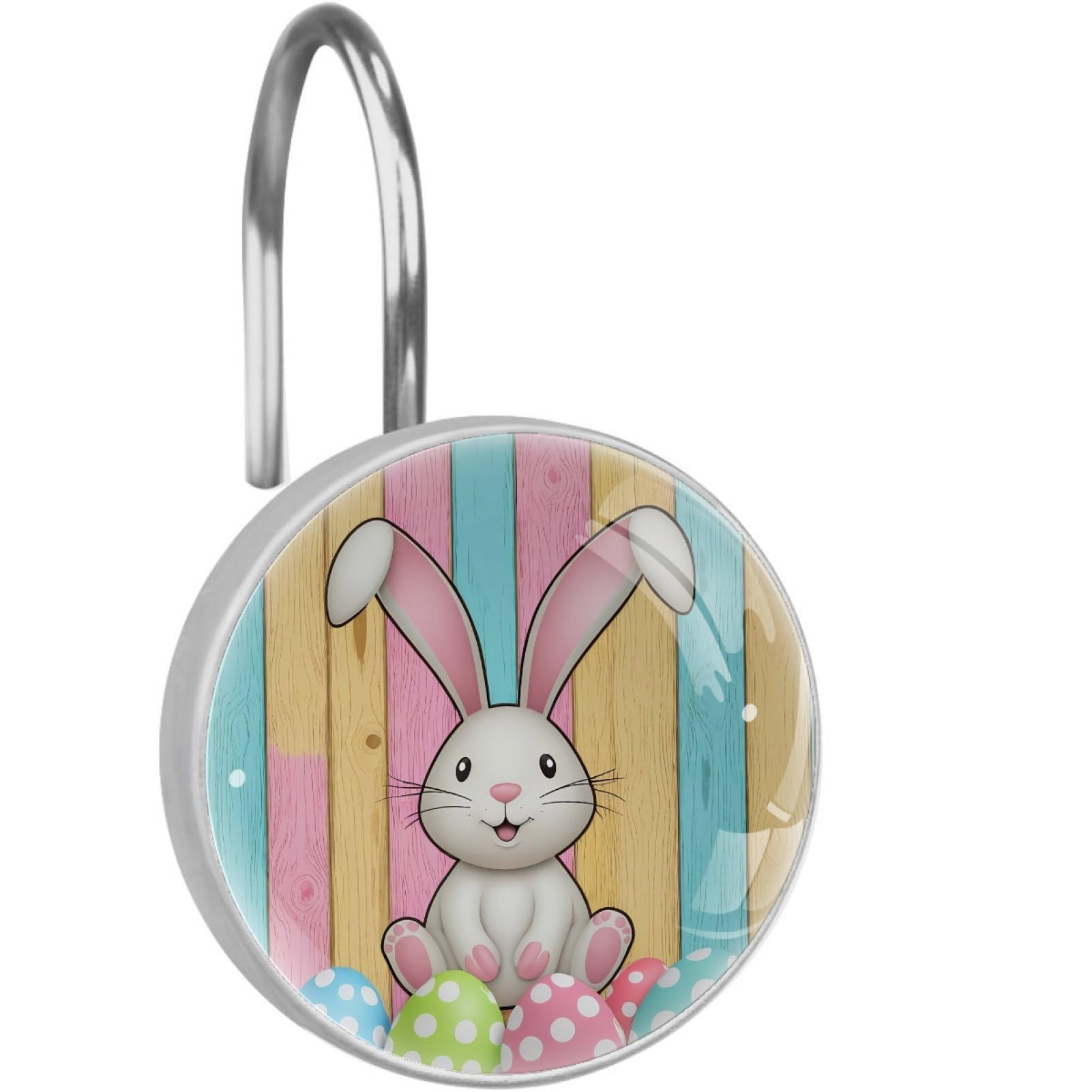 St. Patrick's Day Cat Clover Shower Hooks - Rustproof -27