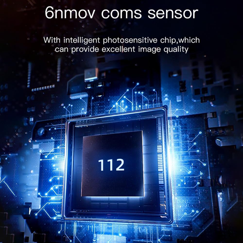 Cámara Endoscópica Industrial, Boroscopio con Resolución de Imagen 1080P, Pantalla IPS de 4,3 Pulgadas, Cámara de Inspección de Alcantarillado IP67 a Prueba de Agua, (Lente dual