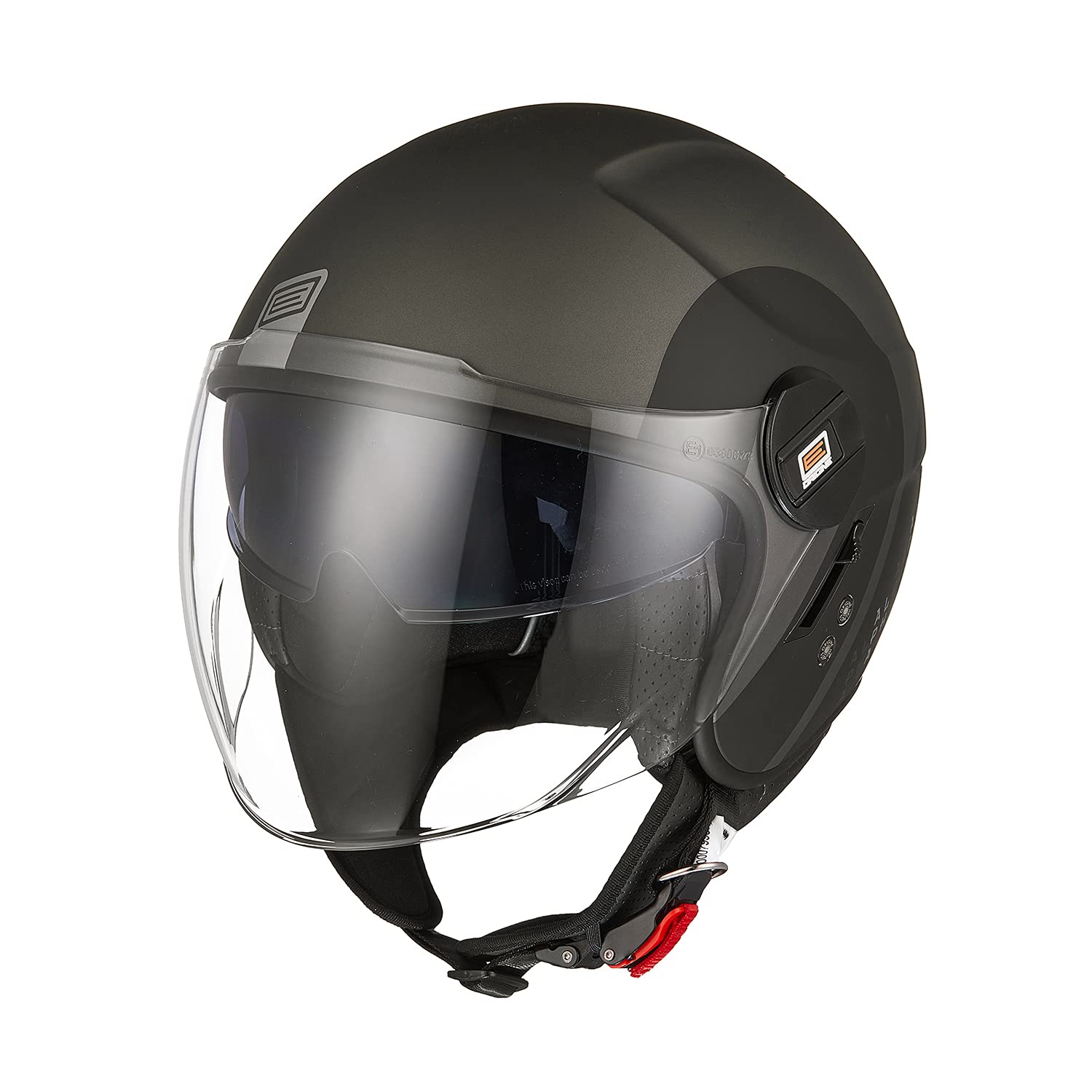 ORIGINE Casco Moto Jet Casco Moto Abierto Scooter con Doble Visera Homologado ECE