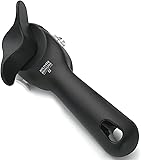 Kuhn Rikon Auto Safety LidLifter/Can Opener with Ring Pull, 8 x 2.5 x 2.75 inches, Black Black Can Opener 8 x 2.5 x 2.75 inches