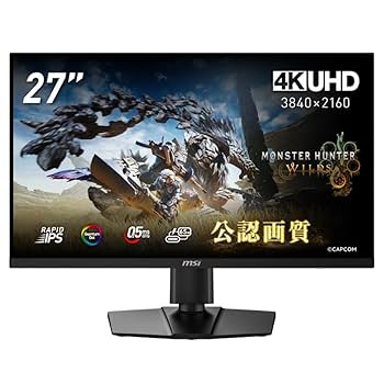 Amazon.co.jp: MSI ゲーミングモニター MPG 274URF QD 27インチ
