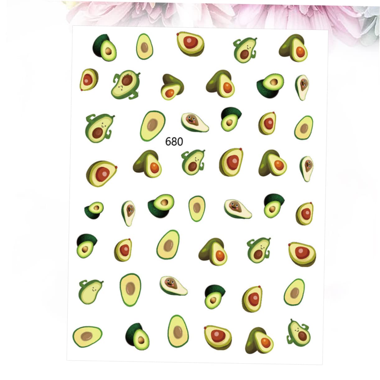 FOMIYES 3 Set Di Adesivi Per Nail Art Adesivi Con Design Di Frutta 3d Per Unghie Per Donne E Ragazze 12 Fogli*3