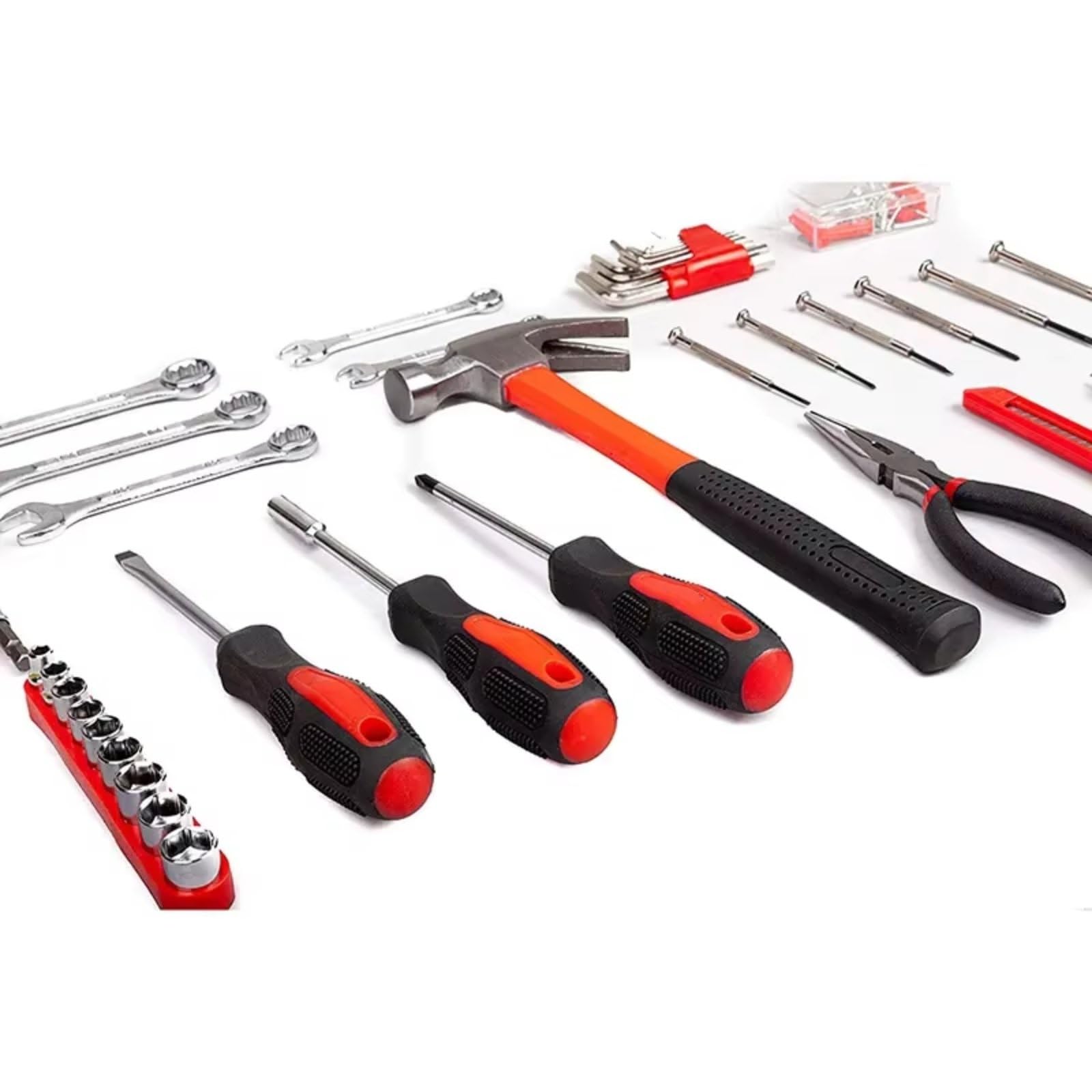 Chiavi a Cricchetto Set Di Attrezzi Per Auto E Casa Da 148 Pezzi Kit Multifunzionale Per Gli Appassionati Di Auto Riparazioni Domestiche Fai Da Te E Manutenzione Quotidiana
