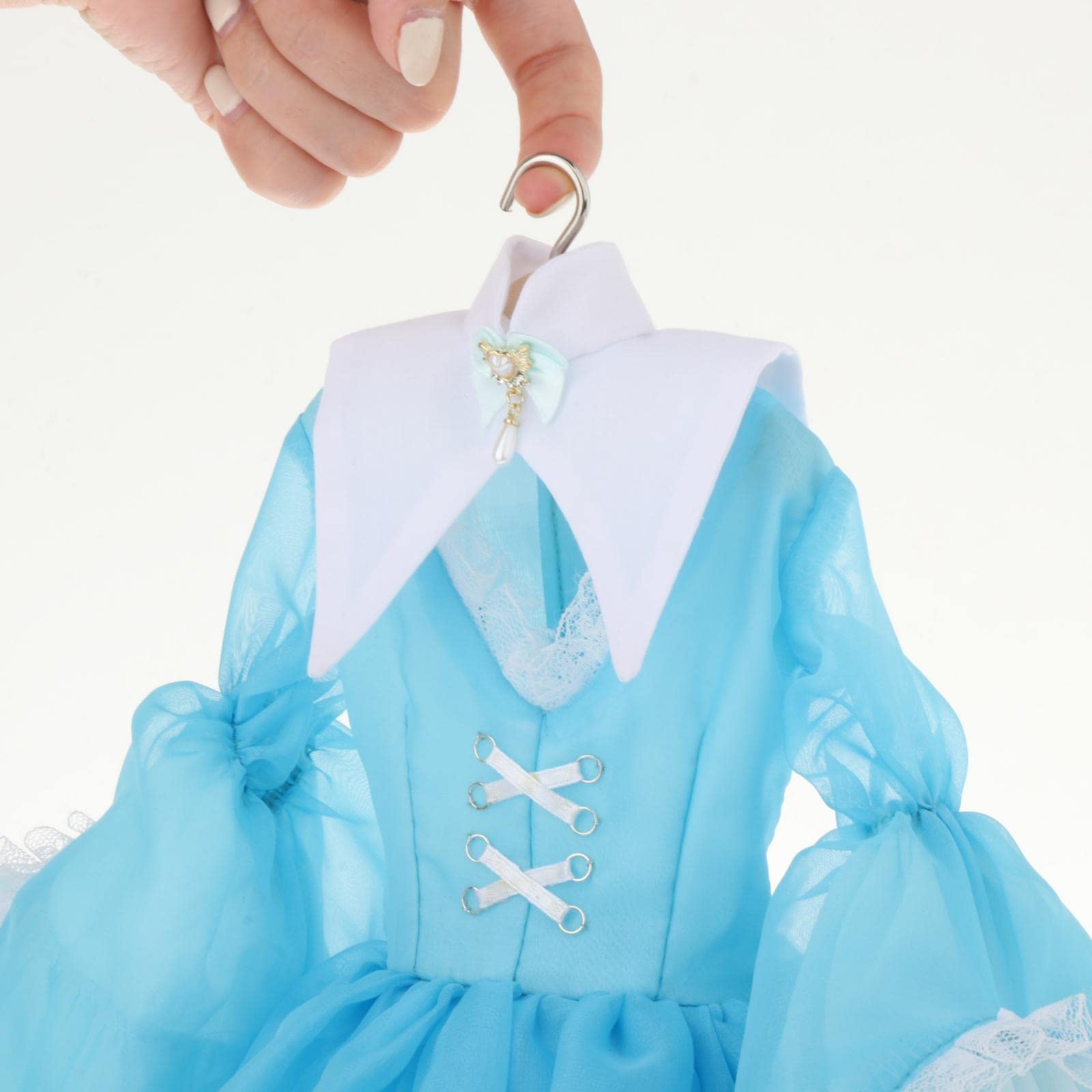 Colcolo Puppenkleid BJD Doll Kleid Weicher Stoff Handgefertigt Mode Kleider für Kinder Mädchen Fantasievolles Spiel Geschenk, Blau