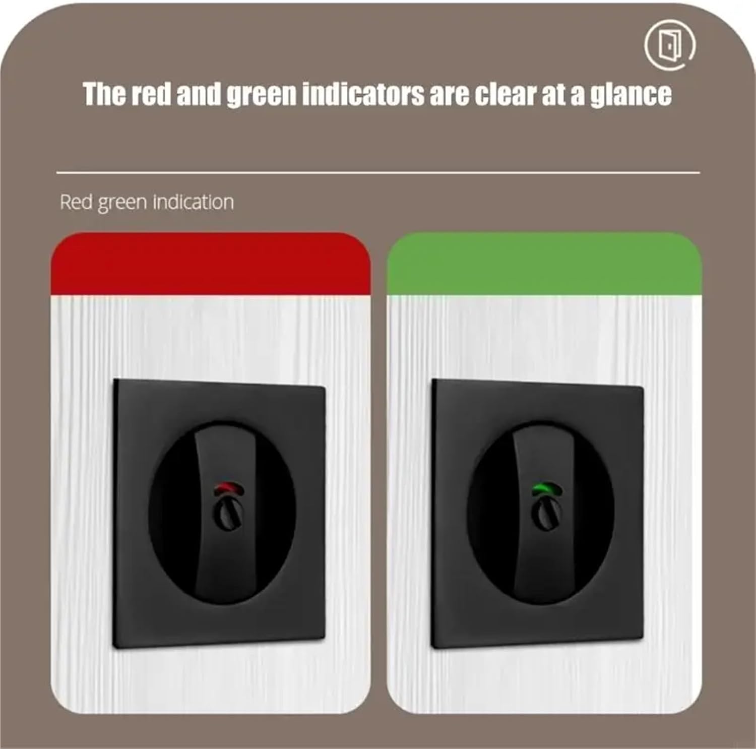 Pocket Door Lock 4Pcs Privacy Latches Hardware Adjustable Quick Installation Designs for Square for Sliding Bifold