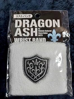 Dragon Ash_ドラゴンアッシュ_L_黒&シルバー色　百合の紋章_ 美品 Dragon Ash_ドラゴンアッシュ_L_黒&シルバー色 百合の紋章_ 美品