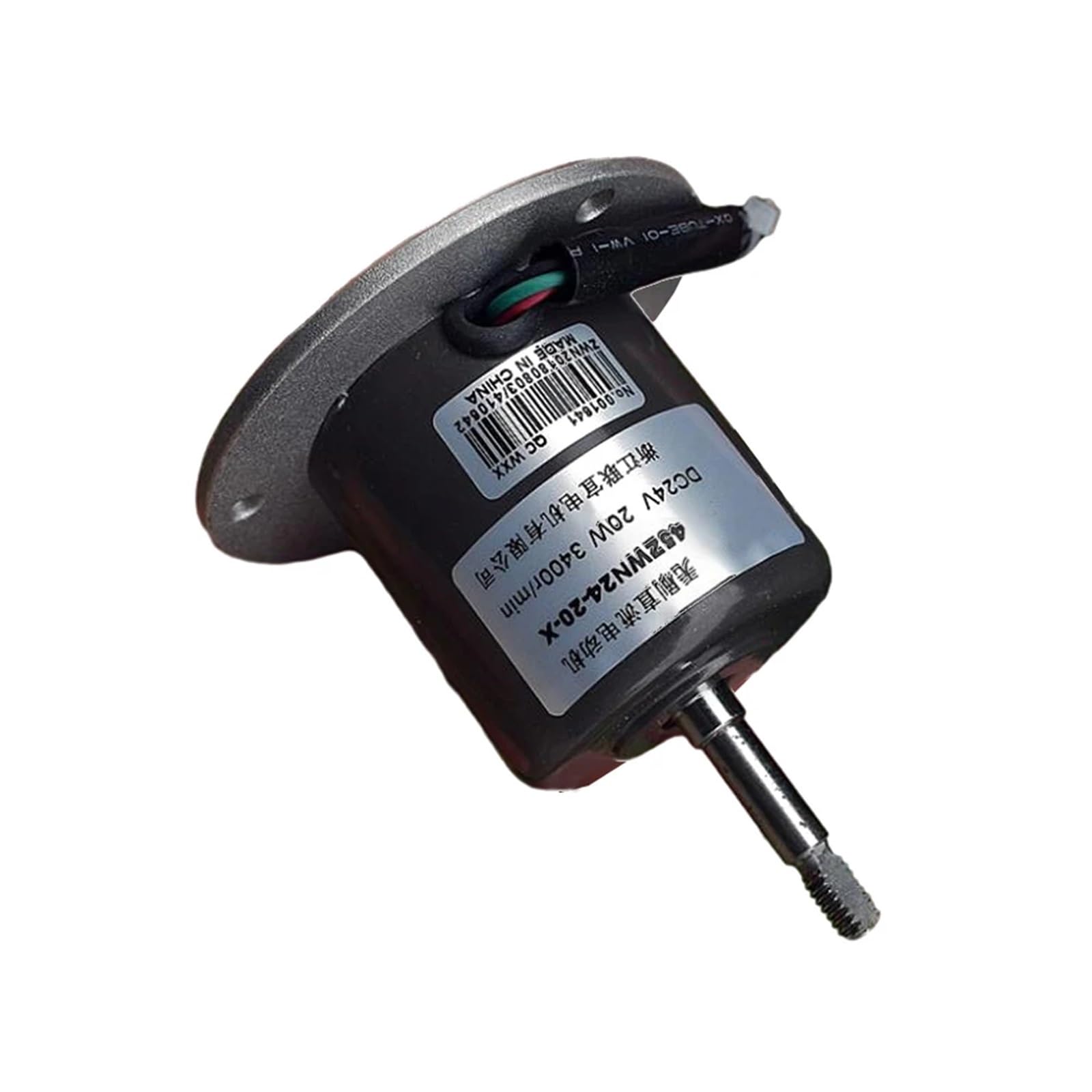 1 Uds 24V 10W Motor sin escobillas doble rodamiento de bolas 3400 RPM Motor sin escobillas tablero de transmisión incorporado Motor magnético fuerte de tierras raras
