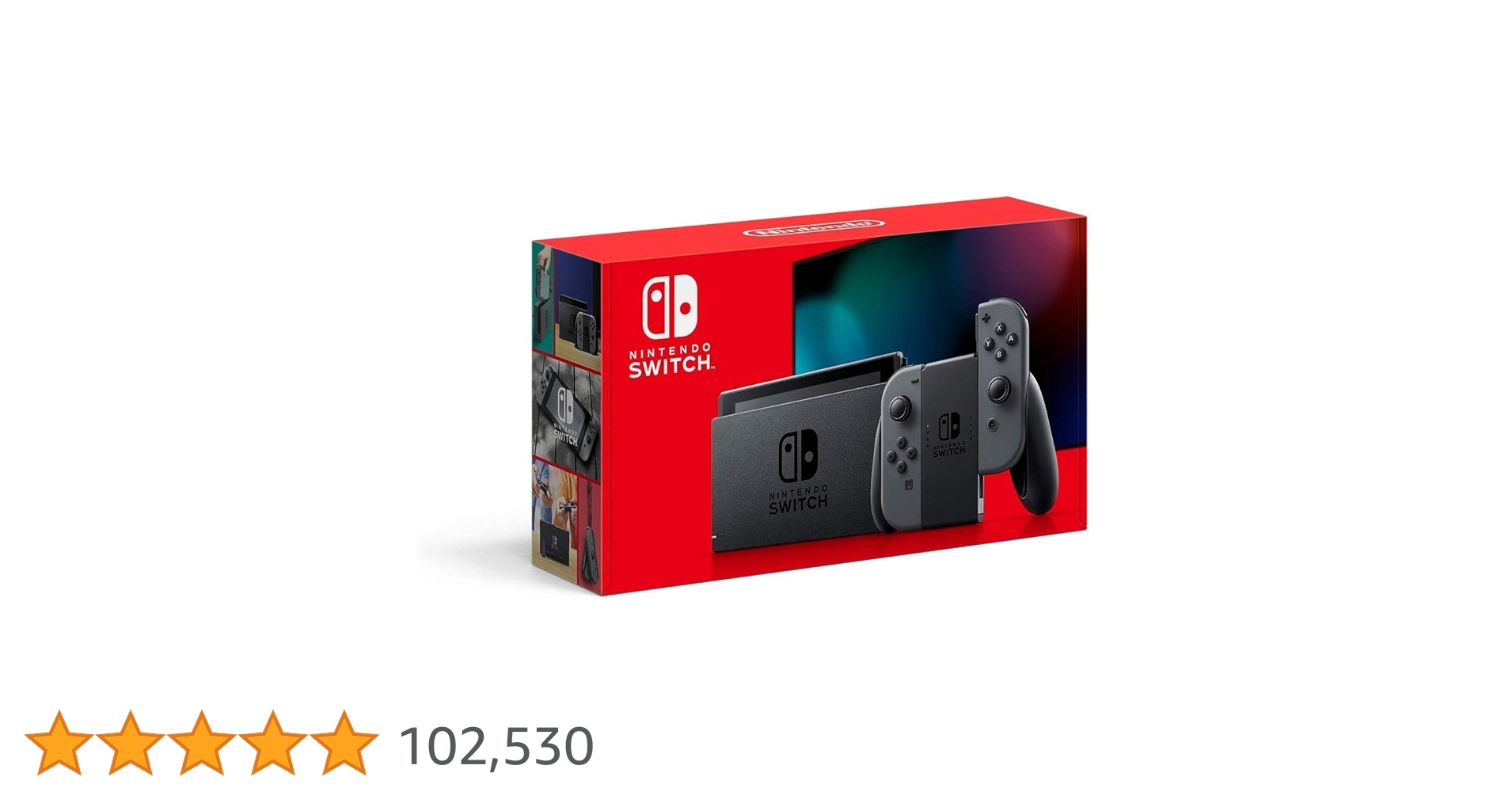 Nintendo Switch 本体 Joy-Con グレー HAC-001 Amazon.com: Nintendo Switch with Gray Joy‑Con - HAC-001(-01