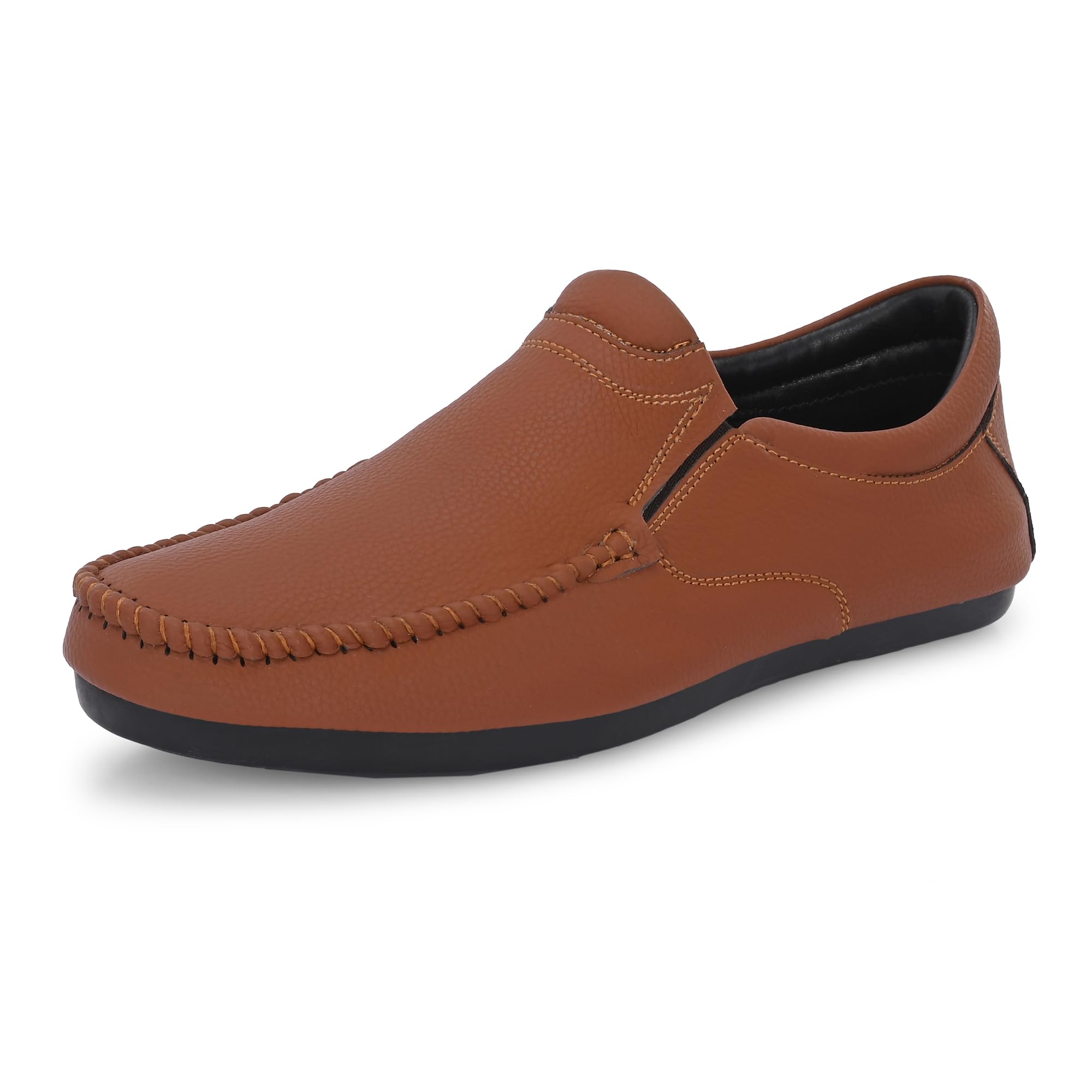centrino Slip-On Men's Formal Shoe | Stylish Non-Lace Design | Soft Cushioned Insole for Comfort | Premium Craftsmanship & Durable Build | Professional Comfort |Perfect for Office & Formal Wear (6648)-picture-56