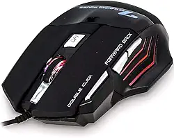 Mouse Gamer Laser Óptico X7 3200dpi Profissional Usb Led 7 Botões Double Click