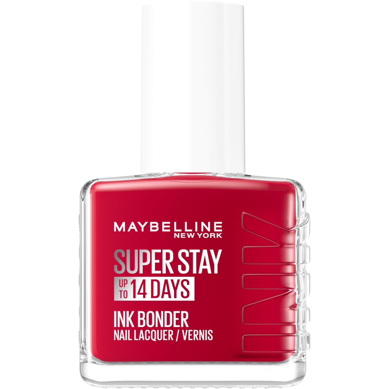 Maybelline New York Nail Polish, Super Stay Ink Bonder Nail Lacquer, Hard Gel-Like Colour, Chip-Resistant, Up to 14 Day Wear,Extreme Shine, Last Longer, Shade: 06 Deep Red, 12ml