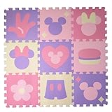 ビバホーム つなげるパズルマット 9枚組 Vマカロン/ミッキー&ミニー