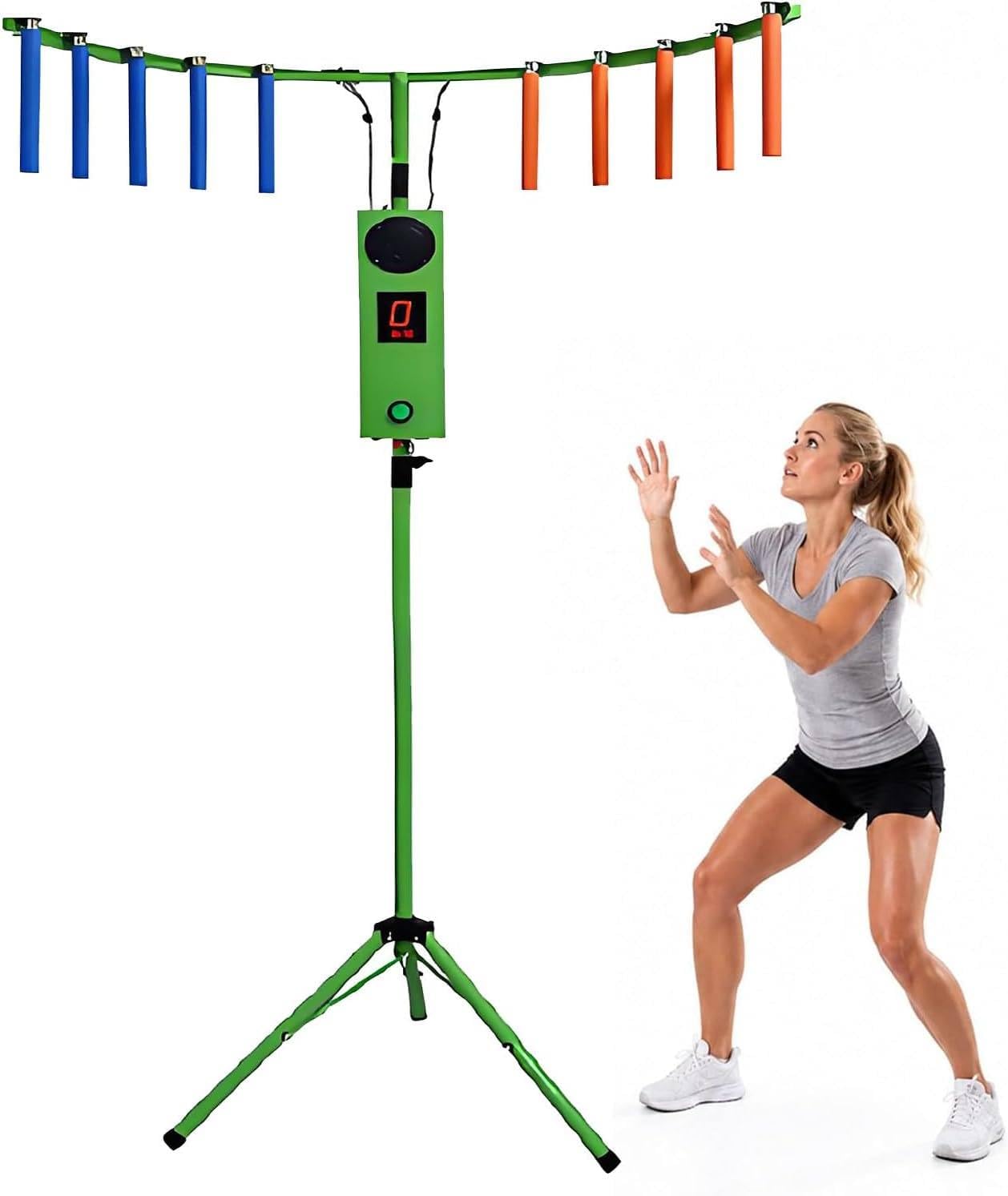 Hand Eye Coordination Training Game, Catching Stick Arcade Challenge Green
