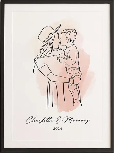 Custom Line Drawing Poster, Custom Illustration, Personalized Line...