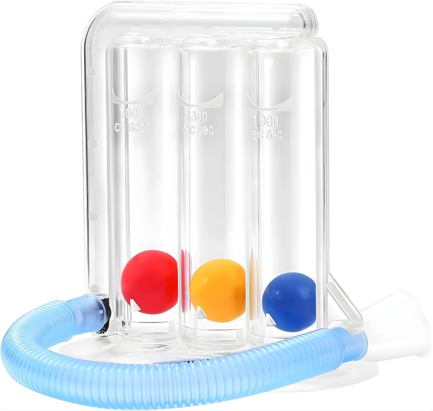 Dr. Care 3 Ball Spirometer for Chest BreathFull Breathing Exerciser- Measure & Observe Progress of Deep Breathwork Lung Workout – 3 Chamber Incentive Style Spirometer- Restore Inhale/Exhale Balance - Improve Lung strength-picture-19