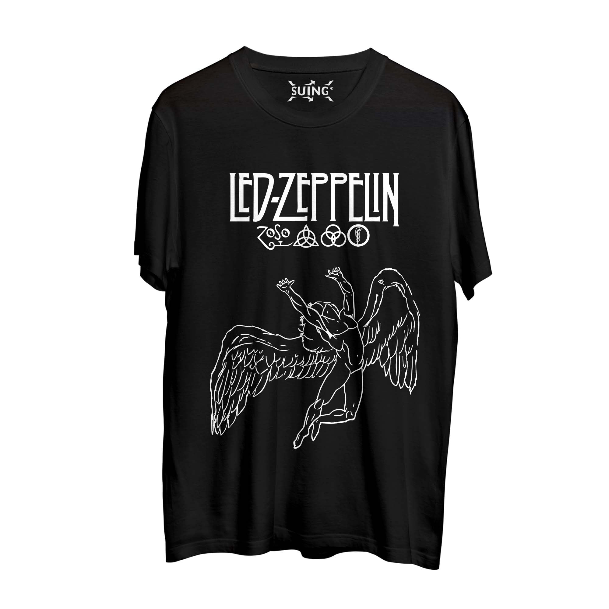 Buy 90s Rockband Led Zeppelin Vintage T Shirt (in, Alpha, L