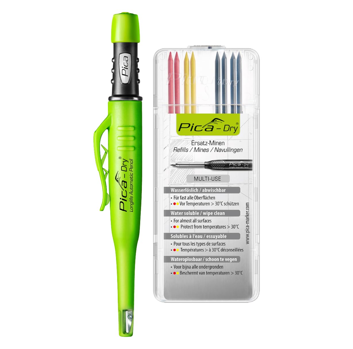 Pica 30402 Marker Kit and Lead Case 4020