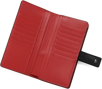 美品✨ルブタン　パロマ 二つ折り財布 ラバー×レザー　黒赤　箱付き　人気 Amazon.co.jp: (クリスチャンルブタン) 二つ折り長財布 メンズ
