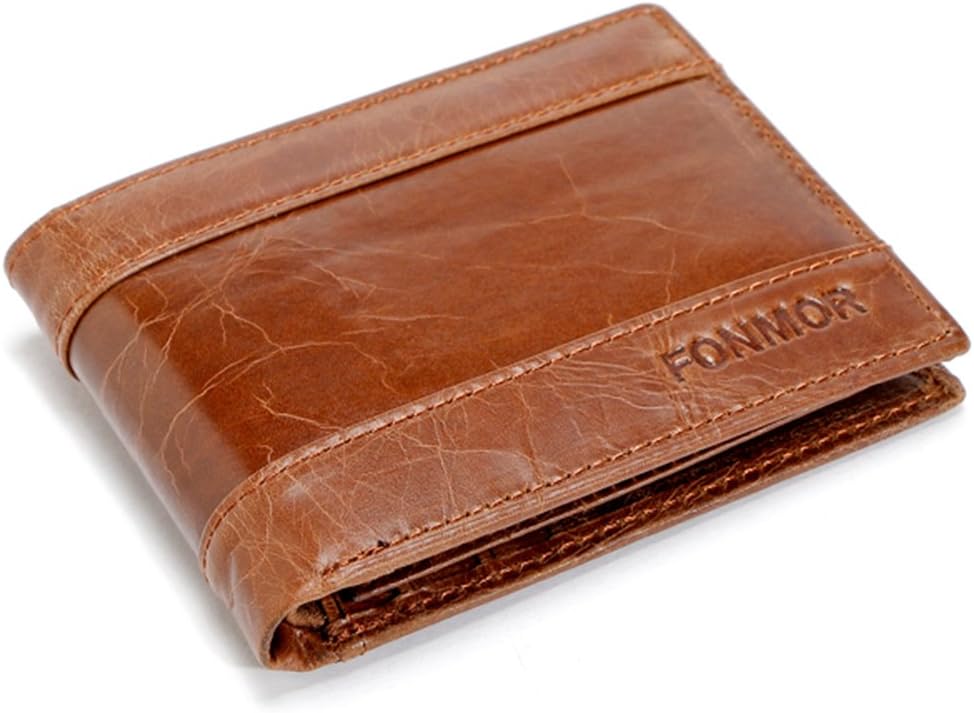 The Ninth Day Men Genuine Leather Wallet with Triple Fold Extra Capacity Yellow