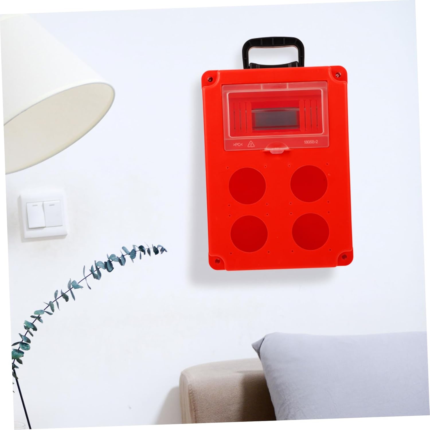 Housoutil Electrical Weatherproof Junction Box Plastic Outdoor Electrical Enclosure Box Handheld Breaker Box Distribution Box Electrical Power Distribution Protection Box