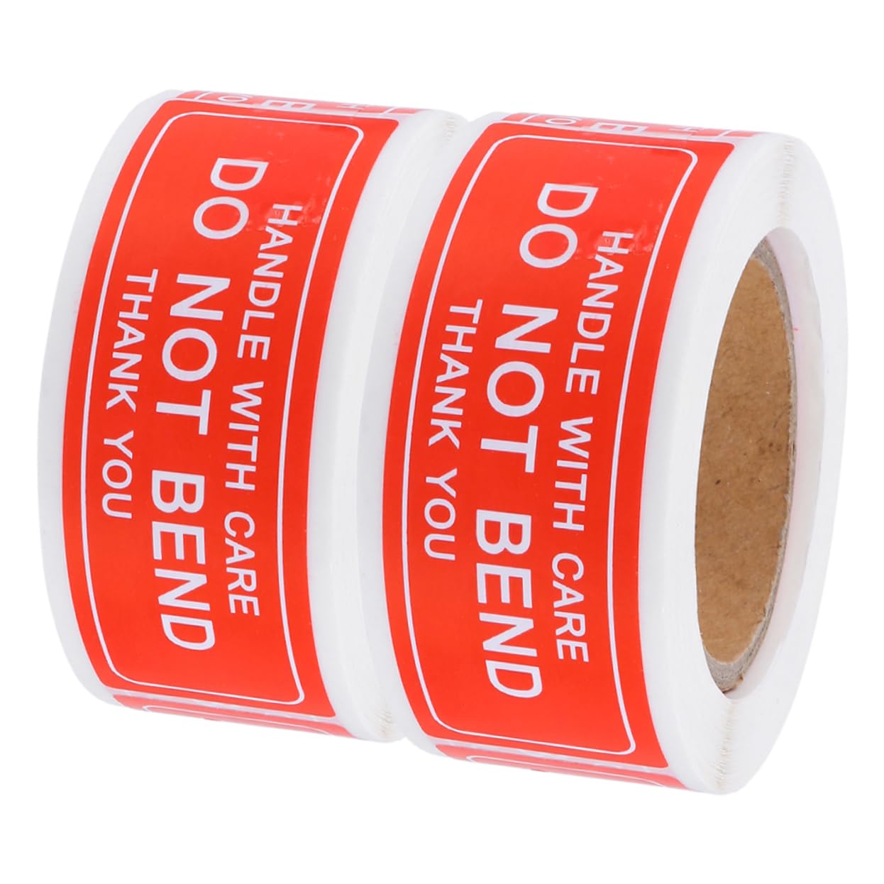 Operitacx Fragile Sticker Warning Packaging 2 Rolls Self-Adhesive Moving Stickers Handle Care Warning Tape Labels