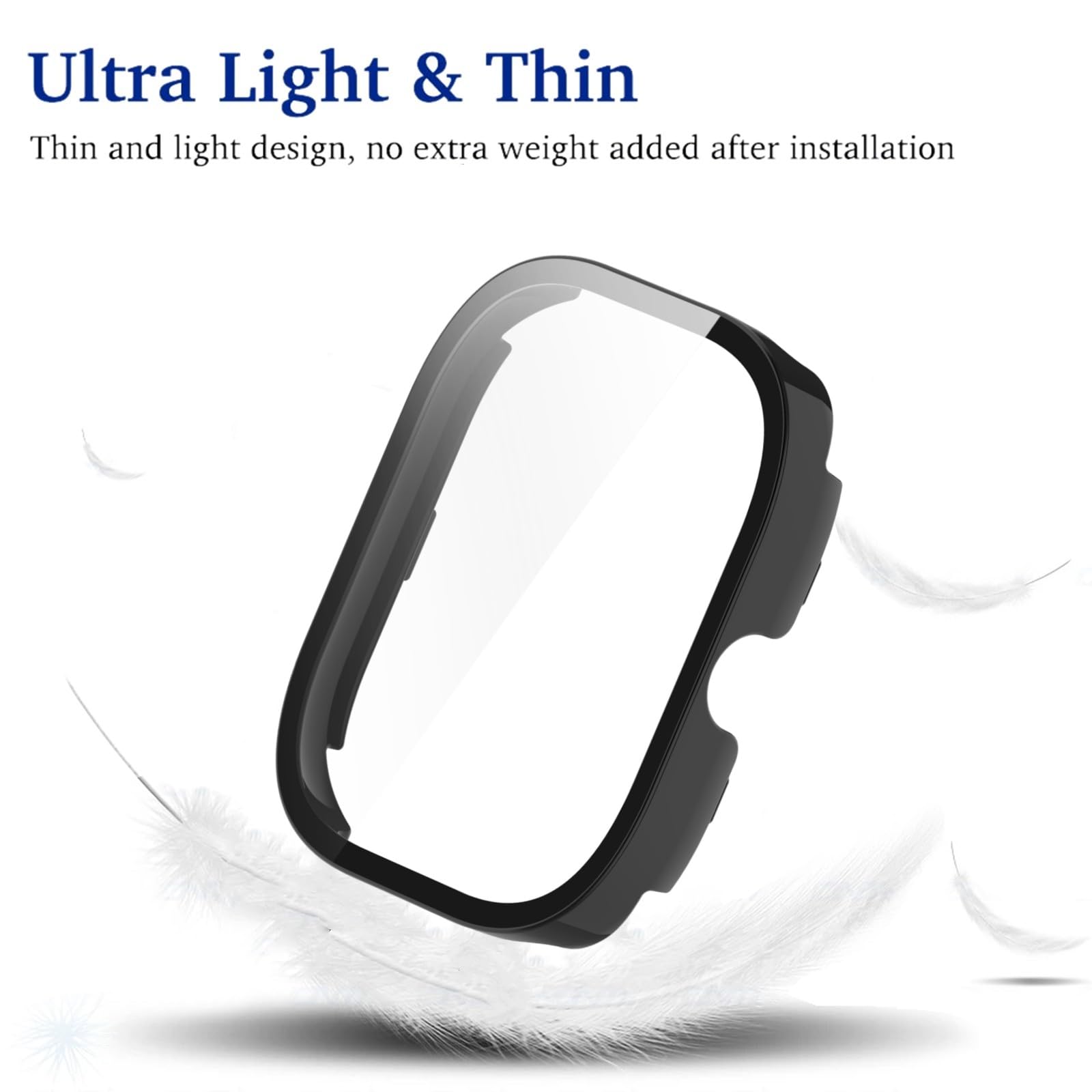 Cover Protettiva Per Xiaomi Redmi Watch 4 - 2 Pezzi Anti-Graffio, Nero E Trasparente - Foto 8