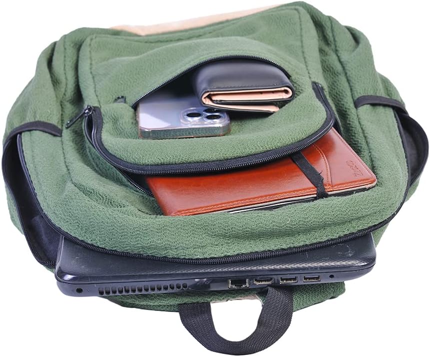 THE COLLECTION ROYAL Himalayan Hemp Cotton Hippie Boho Cloth Casual Bag Daypack Backpack